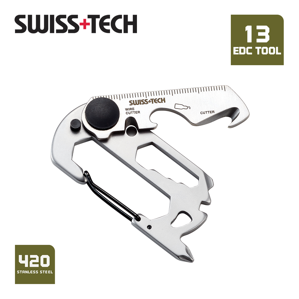 SWISS TECH 13 In 1 Mini Protab - Edc Carry Knife ulasan dan harga