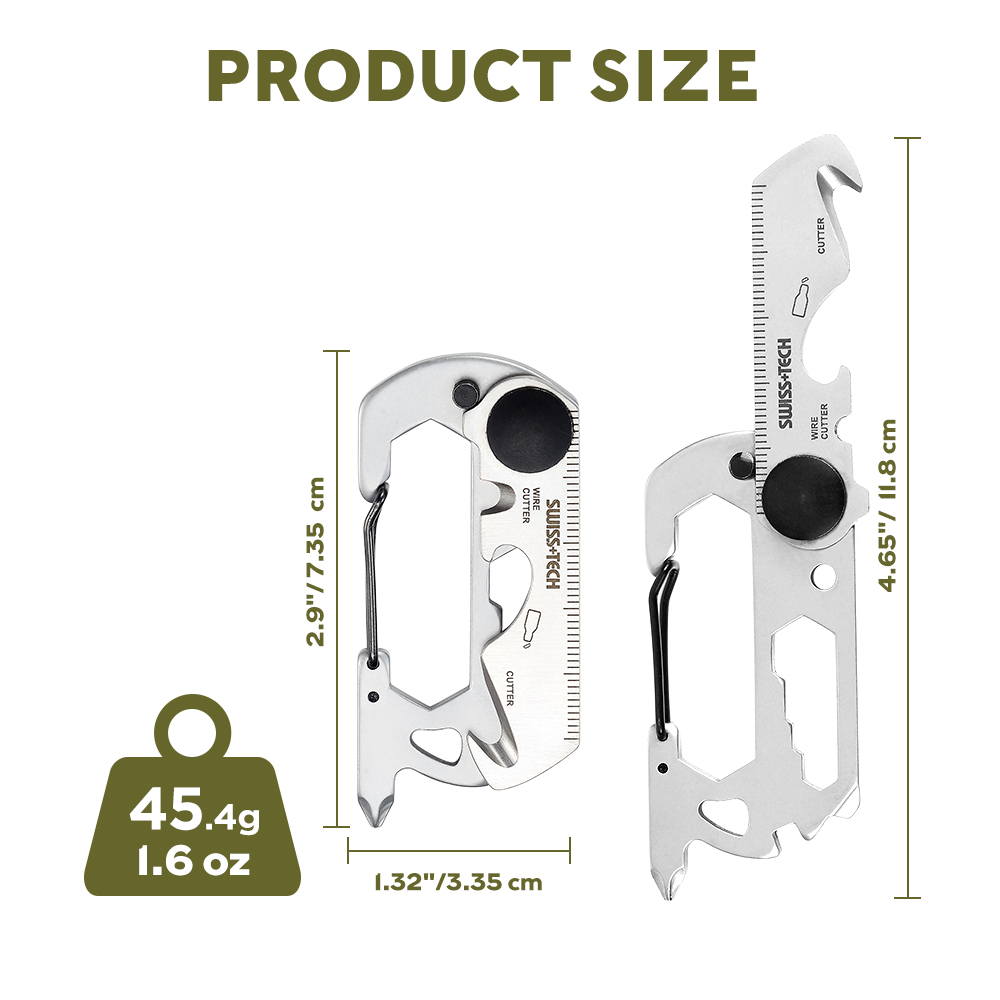 SWISS TECH 13 In 1 Mini Protab - Edc Carry Knife ulasan dan harga